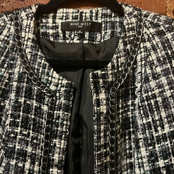Nine west tweed suit jacket size 6 - Picture 10 of 13